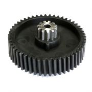 Шестерня мясорубки D46мм, d12мм, H22мм, h21,8мм, 50/11 зубцов, Moulinex